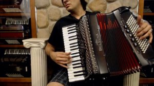 BELTEURIV96MDC - Dark Chocolate Beltuna Euro IV Piano Accordion LMMM 37 96