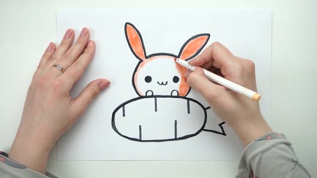 ЛЕГКИЙ РИСУНОК / Зайчик / Морковка смотреть онлайн