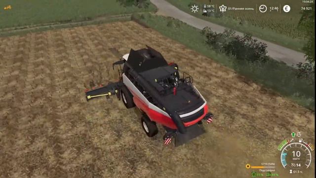 Farming Simulator 19| NOWA BRUZDA | Уборка подсолнуха и овса | Timelapse #4 смотреть онлайн