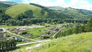 Алтай, Солонешенский район с. Сибирячиха. вид с горы.