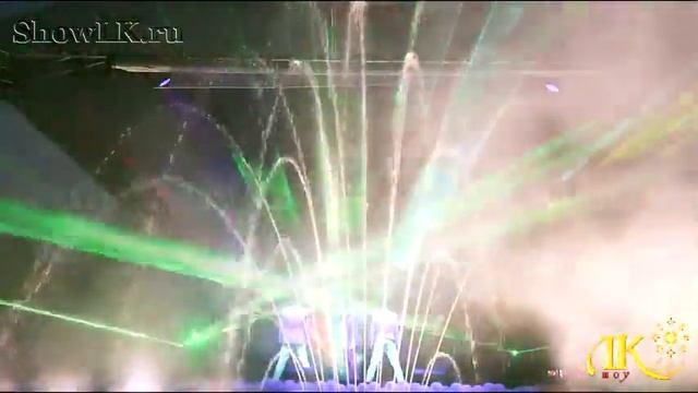 Мультимедийное шоу  Водно  Лазерно  Огненно  пиротехническое шоу смотреть онлайн