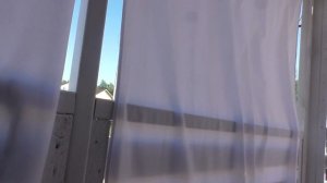 Сшила сама супер шторы на веранду