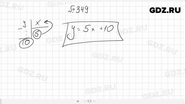№ 349- Алгебра 7 класс Макарычев смотреть онлайн