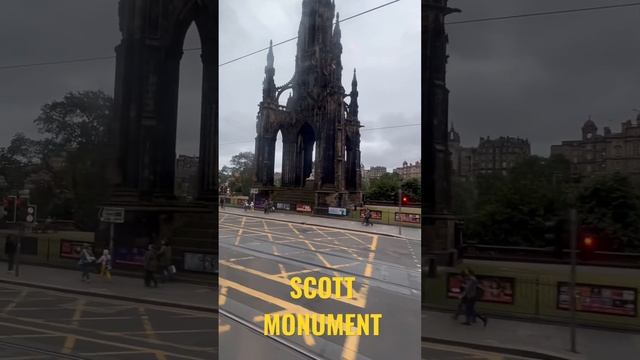 SCOTT MONUMENT..A View from the Top Deck. Edinburgh