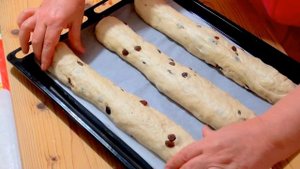 Ванильные Сухари с Изюмом