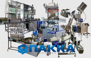 Линия розлива газированных и негазированных напитков с сиропом