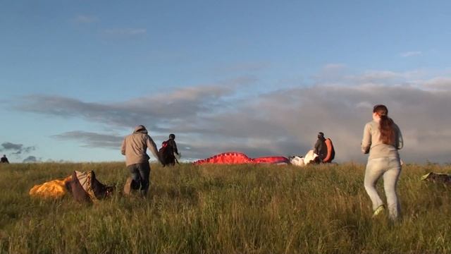 Первый полет Александра Авдеенко на параплане смотреть онлайн