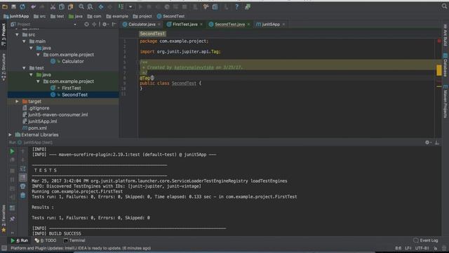 Урок2. JUnit5. Тестирование класса с использованием новых аннотаций
