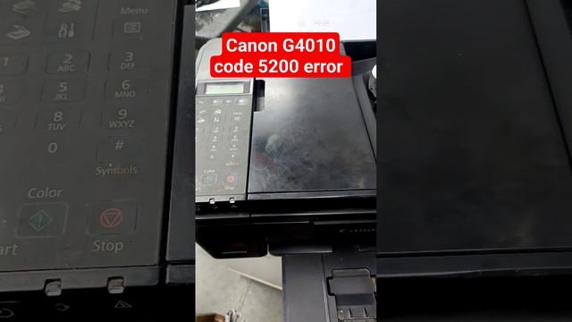 Canon G4010 Code 5200 error code