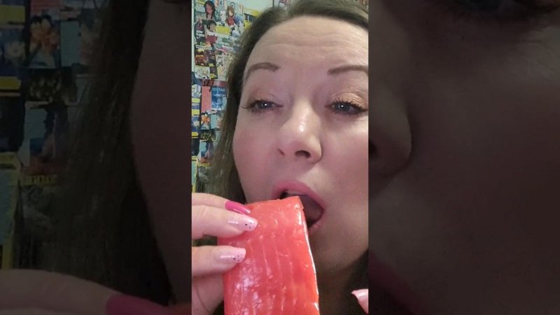МУКБАНГ малосоленая форель #мукбанг #итинг #mukbang #eating