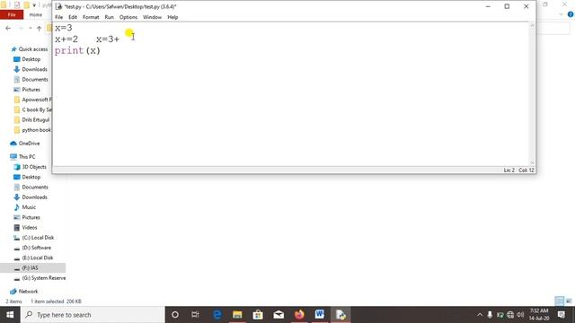 Assignment operator in Python