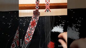 Гердан из чешского бисера