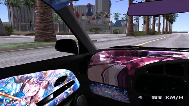 1999 Mitsubishi Lancer Evolution VI GSR With BanG Dream! Itasha ? GTA San Andreas 4K Famous _REVIEW