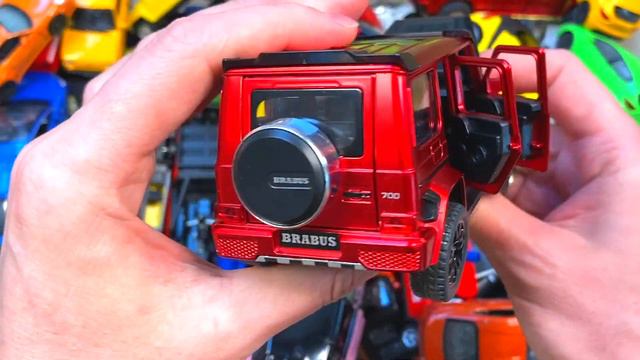 New Mercedes Brabus G700 G65 SUV diecast metal 1/24 scale model Pull Back Car Unboxing смотреть онлайн