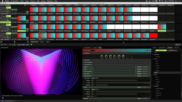 Resolume Avenue & Arena (Overview & Tutorial): Resgen Generative Visuals
