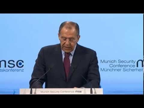 Выступление С.Лаврова на Мюнхенской конференции