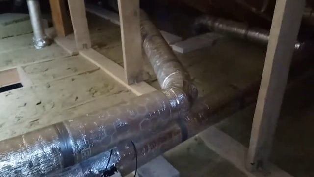 ПРИТОЧНО-ВЫТЯЖНАЯ ВЕНТИЛЯЦИЯ С РЕКУПЕРАТОРОМ В ДОМЕ. СЕТЬ ВОЗДУХОВОДОВ НА ЧЕРДАКЕ.(ЧАСТЬ 1)