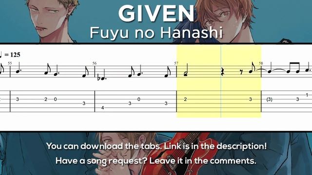 Given - Fuyu No Hanashi Tab - ULTIMATE GUITAR