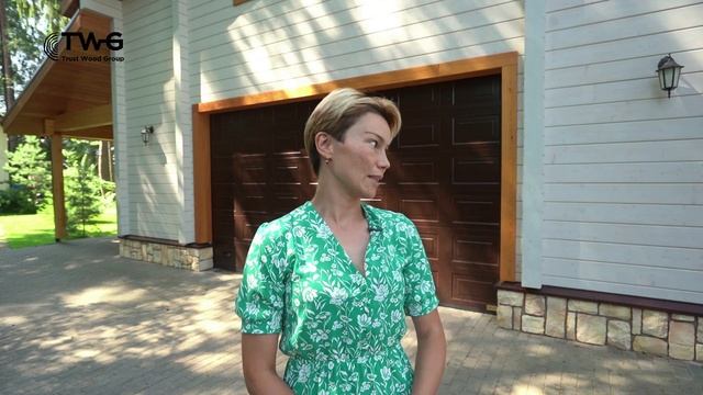 Двухэтажный гараж из клееного бруса Пушкино - отзыв клиента