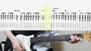 Avril Lavigne - Complicated Guitar Cover with Tab