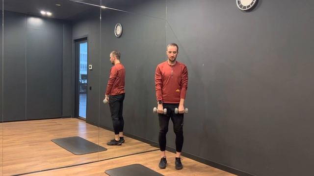 Наклоны с гантелями смотреть онлайн