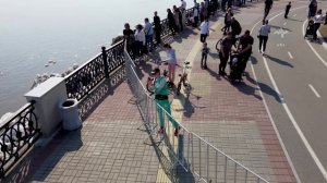 Ледоход сломал набережную. Хабаровск 2020. Видео с беспилотника.