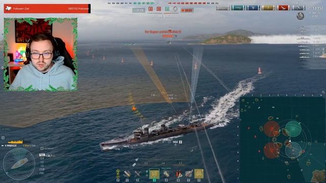 Minekaze (Destroyer) | #015 | World of Warships смотреть онлайн