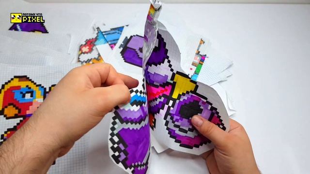 Рисунки по клеточкам БРАВЛ СТАРС ! BRAWL STARS смотреть онлайн