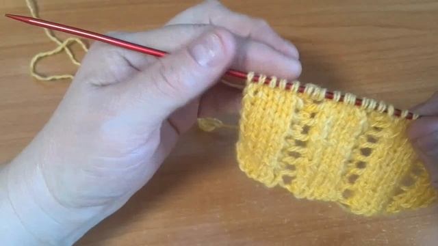 ВЕРТИКАЛЬНЫЙ АЖУРНЫЙ УЗОР СПИЦАМИ! Для любых изделий смотреть онлайн