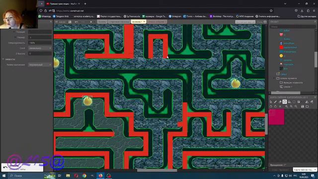 Construct3 - создание игры-лабиринт