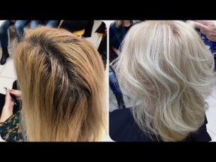 Без тонирования 😍 Осветление волос крем - краской БЕЗ ОБЕСЦВЕЧИВАНИЯ / без порошка