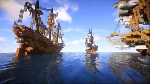 Minecraft Cinematic | Epic Medieval Ships | + Free Map Download