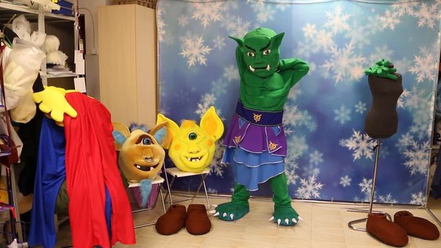 Ростовая кукла Орк для детского спектакля сказки смотреть онлайн