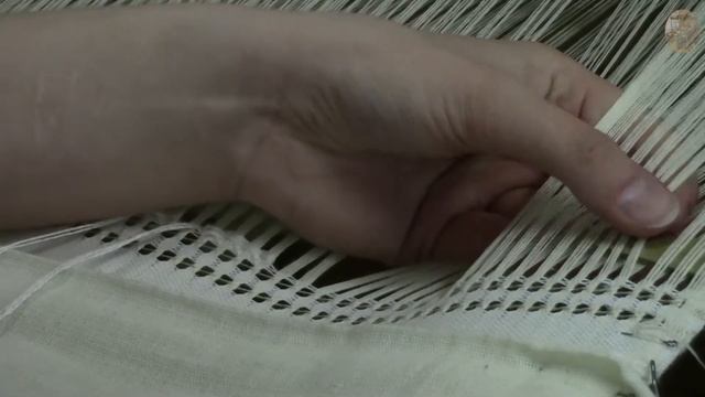 Скатерть в технике ажурного и ремизного ткачества смотреть онлайн