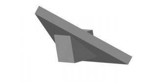 Стереометрическая композиция - Куб в треугольной призме