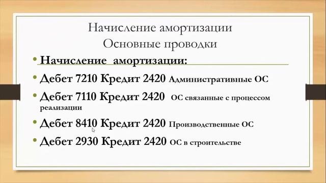 #Миниурок счета 2420 Амортизация Основных средств #Амортизация #ИзносОС  #СтоимостьизносаОС