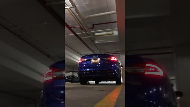 2017 Ford Fusion Sport Mufflerless axle-back exhaust