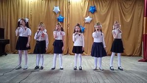 Вокальный ансамбль "Веселые нотки". Песня "Все о той войне"