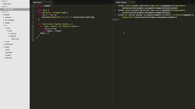 java program SublimeREPL SBT integration demo YouTube смотреть онлайн