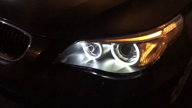 BMW E60 Headlight lens replacement result смотреть онлайн