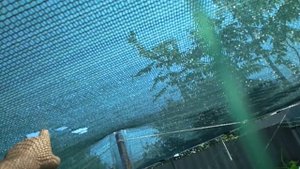 Затеняющая сетка для огорода Один раз установил и на зиму не надо снимать..