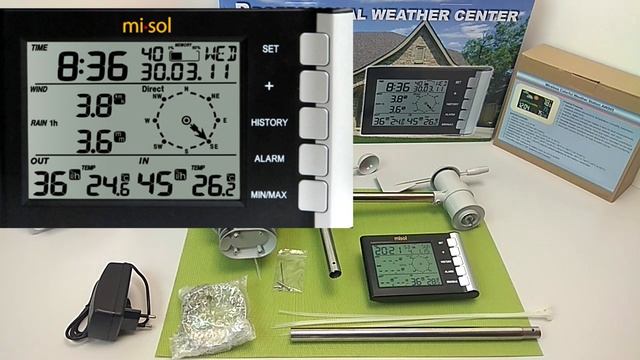 Метеостанция (погодная станция) MISOL WH-5302-1 с беспроводной передачей данных смотреть онлайн