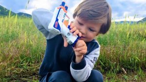 Бластер НЕРФ Распаковка игрушки NERF
