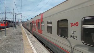 ЧС7-005 с поездом 001 "Россия" Владивосток - Москва