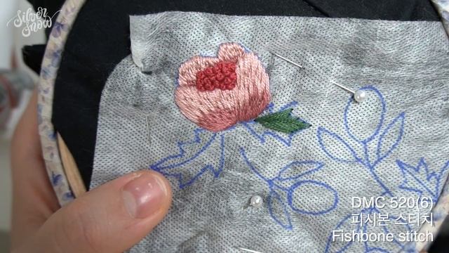 SUB CC] 정원을 가득 담은 꽃자수, 프랑스 자수 Embroidering flowers on my old blouse смотреть онлайн