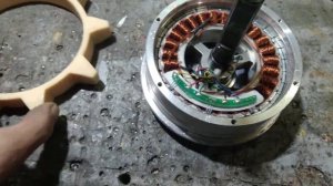 Бурановская звезда на мотор гироскутера  .звезда держится без фиксации.