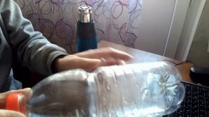 выпрямляем пластиковую бутылку