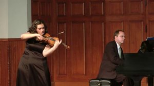 Violinist Mariela Shaker, Bruch Concerto No. 1 in G Minor, Op. 26 -- Monmouth College