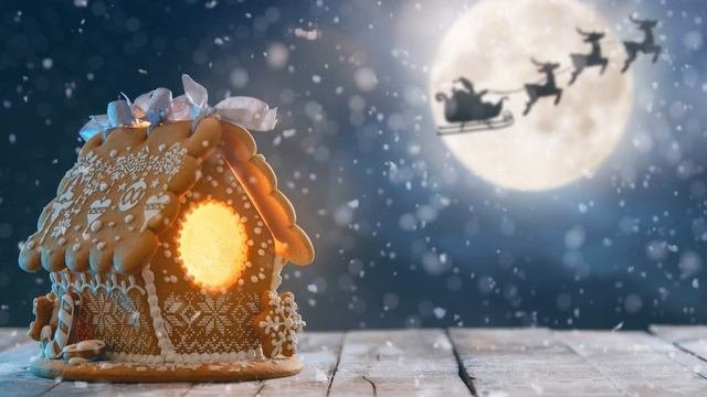 Jingle Bells Instrumental ? Happy Christmas Music ? Harp & Bells ?