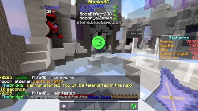 So I tried out Minecraft TheBridge game in 1.8.9 *fastest win ever* смотреть онлайн